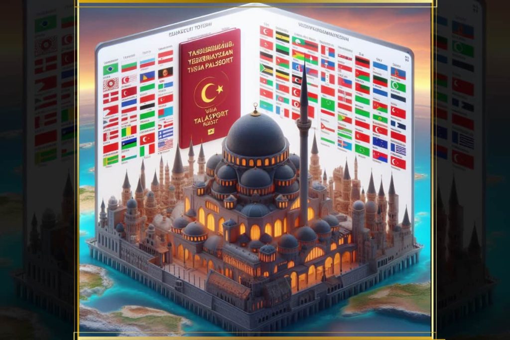 لیست کشورهای بدون ویزا با پاسپورت ترکیه 2024